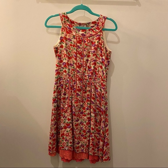 Floral summer dress with pockets and great details - Picture 3 of 5